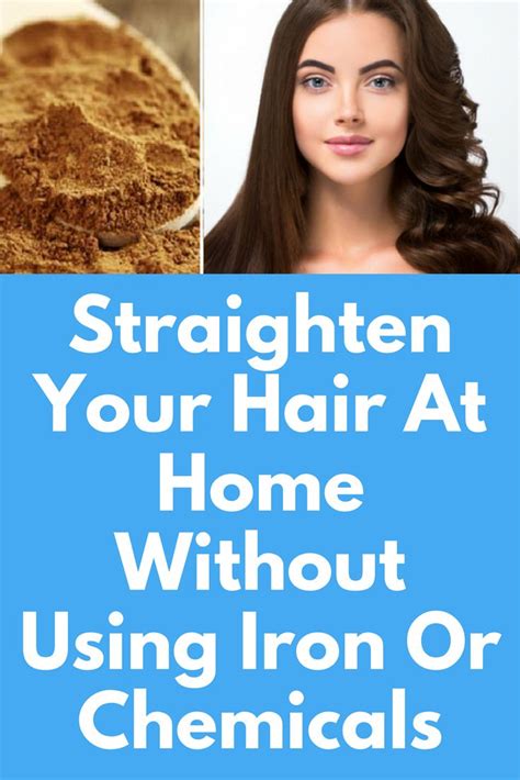 In One Night Straighten Your Hair At Home Without Using Iron Or