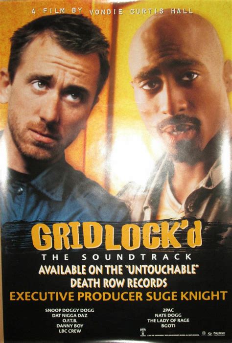 Gridlockd Us Promo Poster With Tupac 2pac And Tim Roth Rap Hip