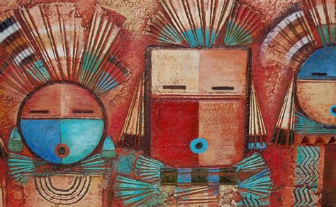 Five Yeibichai Of The Diné By Tony Abeyta Fine Art Native American