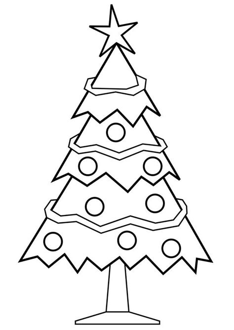 Coloriage arbre de Noël  Coloriages Gratuits à Imprimer  Dessin 28167