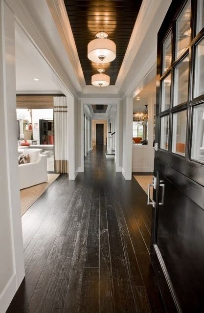 Black Ceiling In The Hallway Dream House House Design House Styles