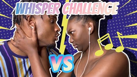 😂the Whisper Challenge🗣 Couples Edition Youtube
