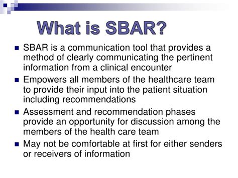 Sbar Presentation