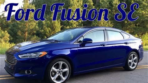 2015 Ford Fusion Se Review Youtube