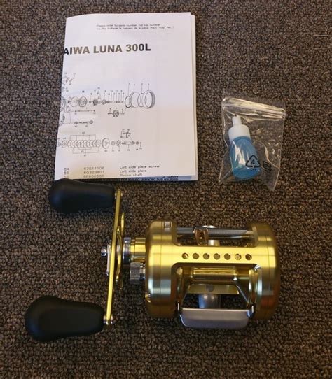 Daiwa Luna 300 5 1 1 Round Profile Left Hand Baitcast Reel TDLUNA300L