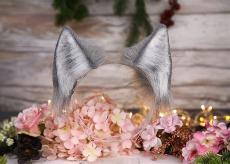 Realistic Wolf Ears Ready To Ship Etsy