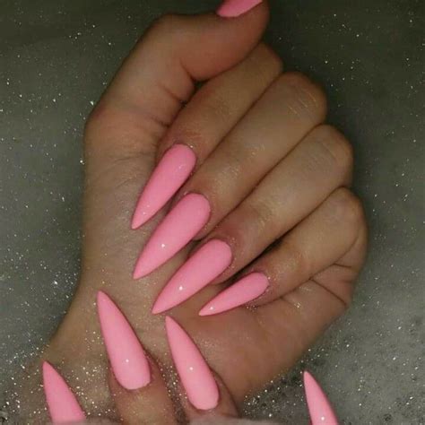 Pin By Idontmind🦋🦕 On N A I L S In 2020 Pink Stiletto Nails