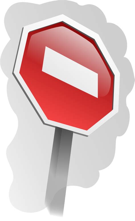 Stop Signs Clip Art Print