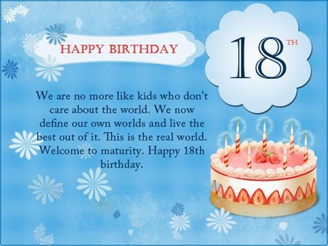 Happy 18 Birthday Son Quotes Happy 18th Birthday Messages 18th Birthday