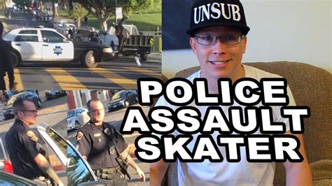 Skateboarder Assaults Sf Cop Slams Into Car Youtube