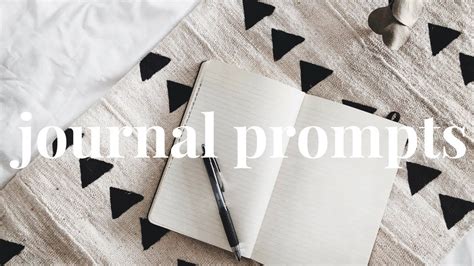 Journaling Prompts And Ideas 1 What To Write In A Journal Youtube