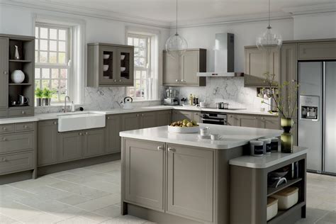 Framed Style Stone Grey Kitchen Hallmark Kitchen Designs