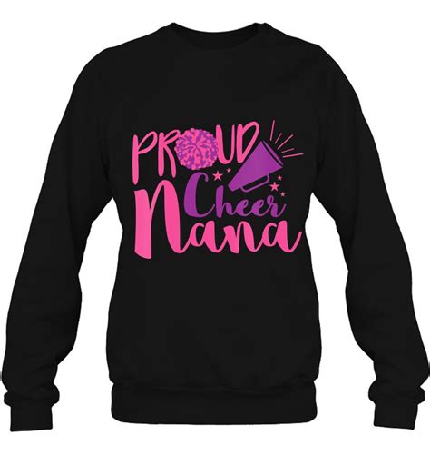 Womens Proud Cheer Nana Cheerleading Cheer Grandma