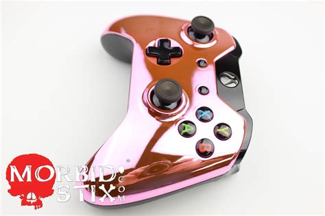 Pink Chrome Xbox One Controller 09 Morbidstix Gallery Since 2007