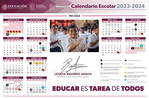 See Calendario Escolar Ciclo 2023 2024