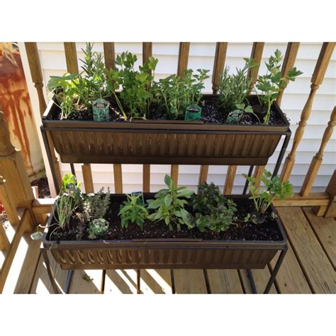 Balcony Railing Herb Garden 8 Space Saving Vertical Herb Garden Ideas
