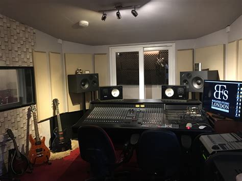 Recording Studio Big Live Room Separate Vocal Booth Control Room
