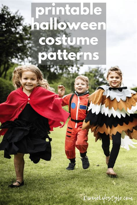 Printable Halloween Costume Patterns Divine Lifestyle