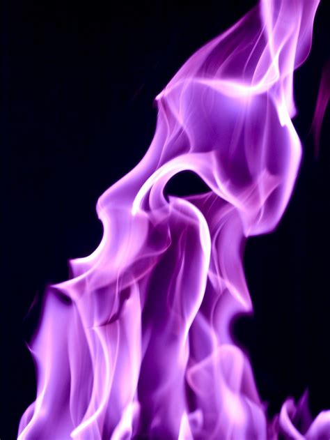 My Favorite Color Purple Aesthetic Purple Flame Purple Wall Art