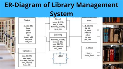 Er Diagram For Library Management System Youtube