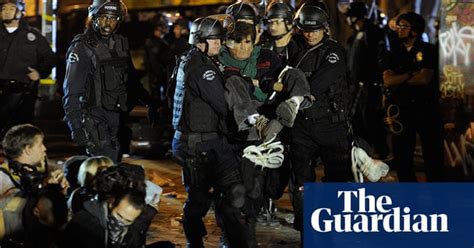Occupy La Protesters Are Evicted In Pictures World News The Guardian