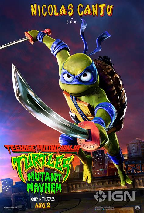 Slideshow Tmnt Mutant Mayhem Character Posters