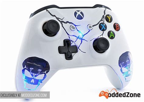 Skulls White Xbox One S Custom Modded Controller Available Customize