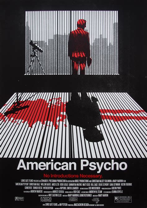 Buy american psycho movie posters from movie poster shop. American Psycho - Movie Poster on Behance