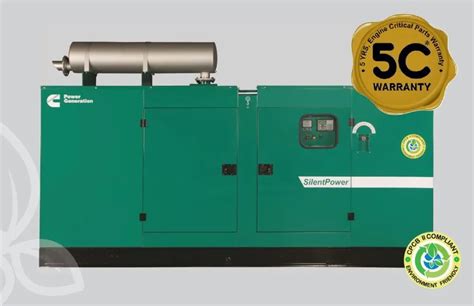 liquid cooled 100 125 kva cummins diesel generators 415 v at rs 550000 unit in agra