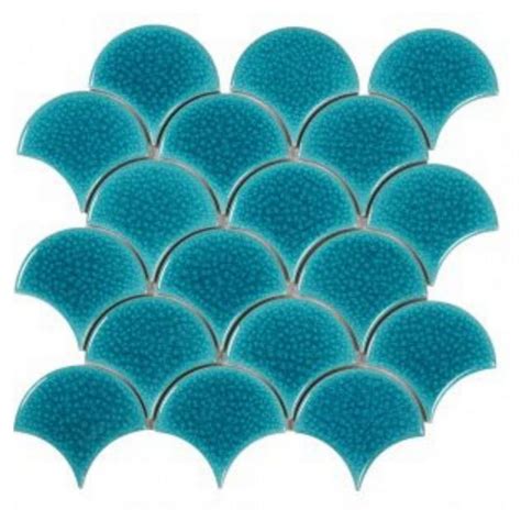 Ocean Teal Mosaic Tile Love Mosaic