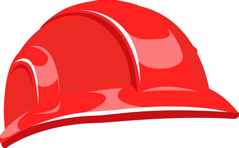Hard Hat Simple Red Clipart Transparent Download Red Hard Hat Clipart