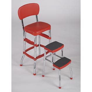 The most common step stool for counter material is wood. Cosco Home and Office Products Red Retro Counter Chair ...