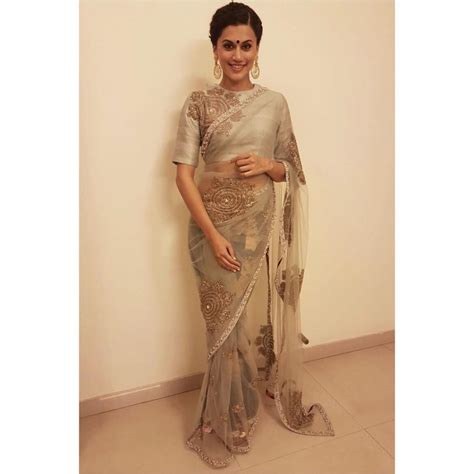 Taapsee Pannu Looks Gorgeous In Pretty Sarees K4 Fashion