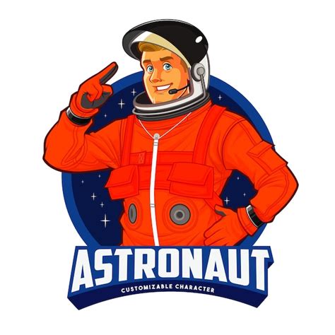 Premium Vector Vector Astronaut Illustration
