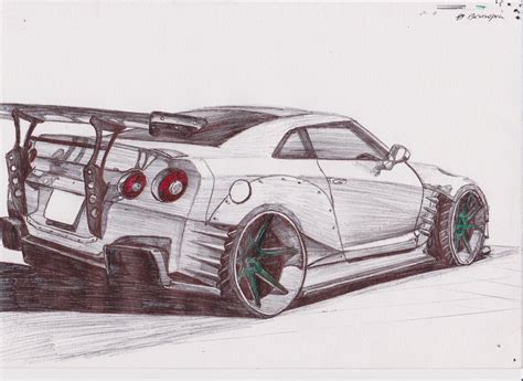 Nissan R35 Bensopra by erithdorPL on DeviantArt 1200x720 nissan already back to gt r drawing board.