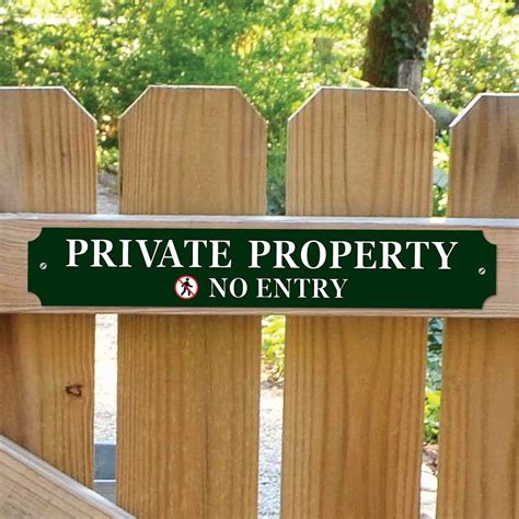 Jaf Graphics Private Property No Entry Sign
