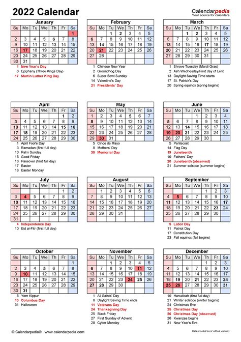 2021 And 2022 Academic Calendar Printable Free Letter Templates