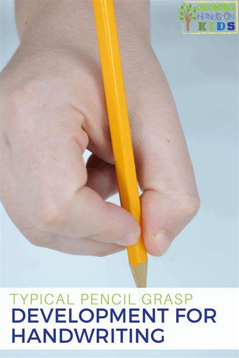 Typical Pencil Grasp Development For Kids Pencil Grasp Pencil Grasp