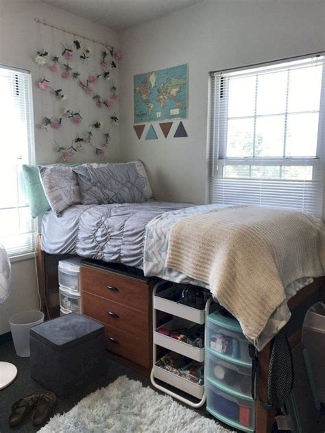 20 Captivating Dorm Room Organization Ideas College Dorm Room Decor College Bedroom Decor