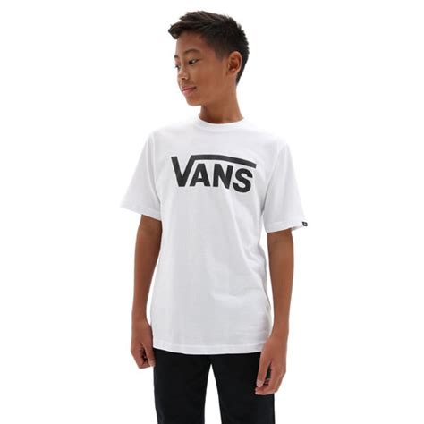 Kids Vans Classic T Shirt 8 14 Lat Biały Vans