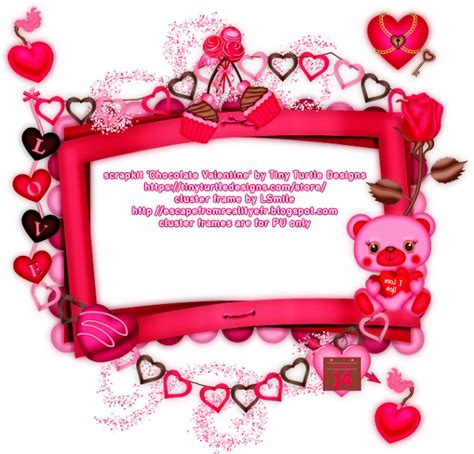 Escape From Reality Blog Ftu Chocolate Valentine Cluster Frames Ttd