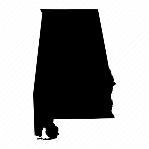 Alabama Map State Usa Icon Download On Iconfinder