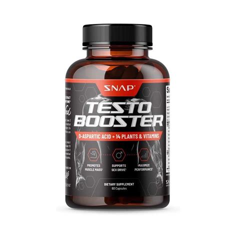 Snap Supplements Testosterone Booster For Men Promotes Muscle Growth