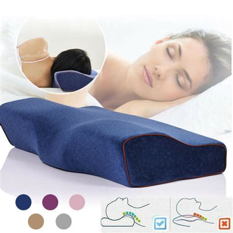 Memory Foam Sleep Pillow Contour Cervical Orthopedic Neck Support