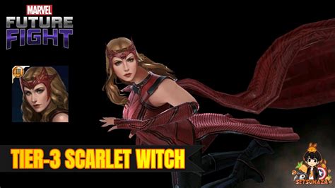 Marvel Future Fight Scarlet Witch New Uniform Gameplay Youtube