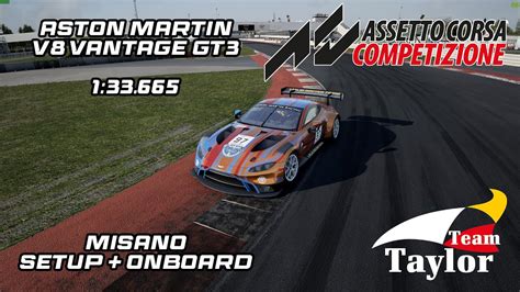 Assetto Corsa Competizione Aston Martin V Vantage Gt Misano