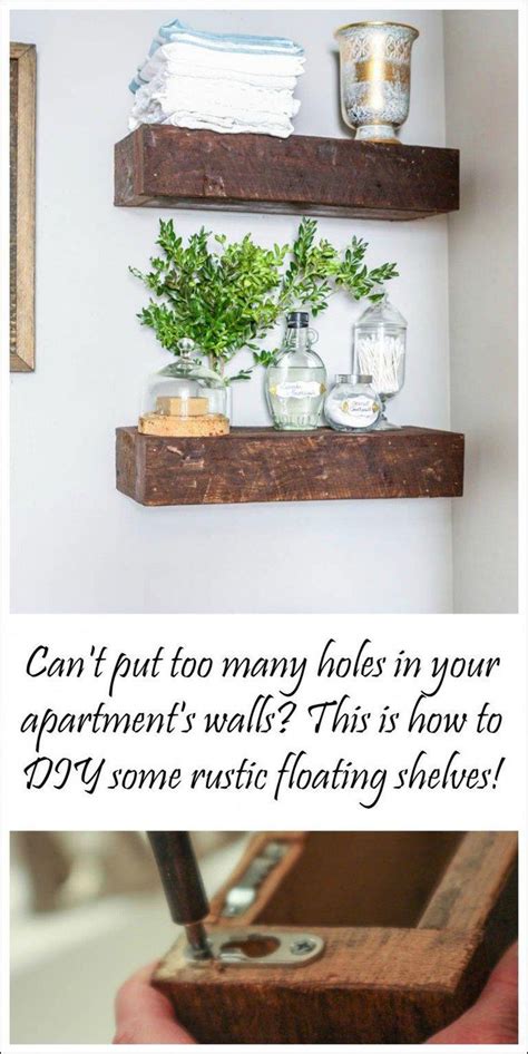 Diy Floating Shelves For Your Apartment Floating Shelves Cute Home