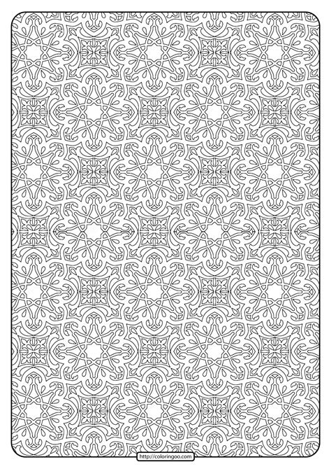 Letter n puzzle coloring page. Free Printable Mandala Pattern Coloring Page 37