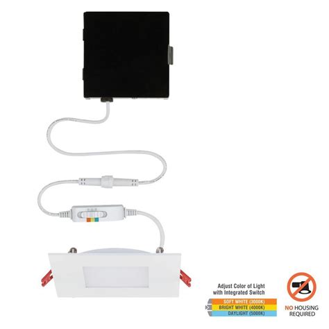 For each fixture, the process takes about 2 1/2 hours at a $85 to $105 per hour labor rate. Commercial Electric Ultra Slim Square 4 in. New ...
