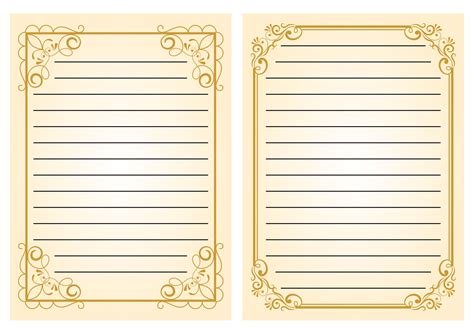 11 Best Printable Lined Paper With Borders